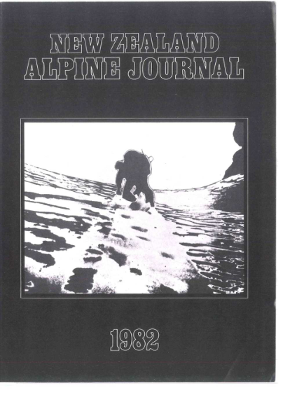 New Zealand Alpine Journal 1982 Vol 35 cover